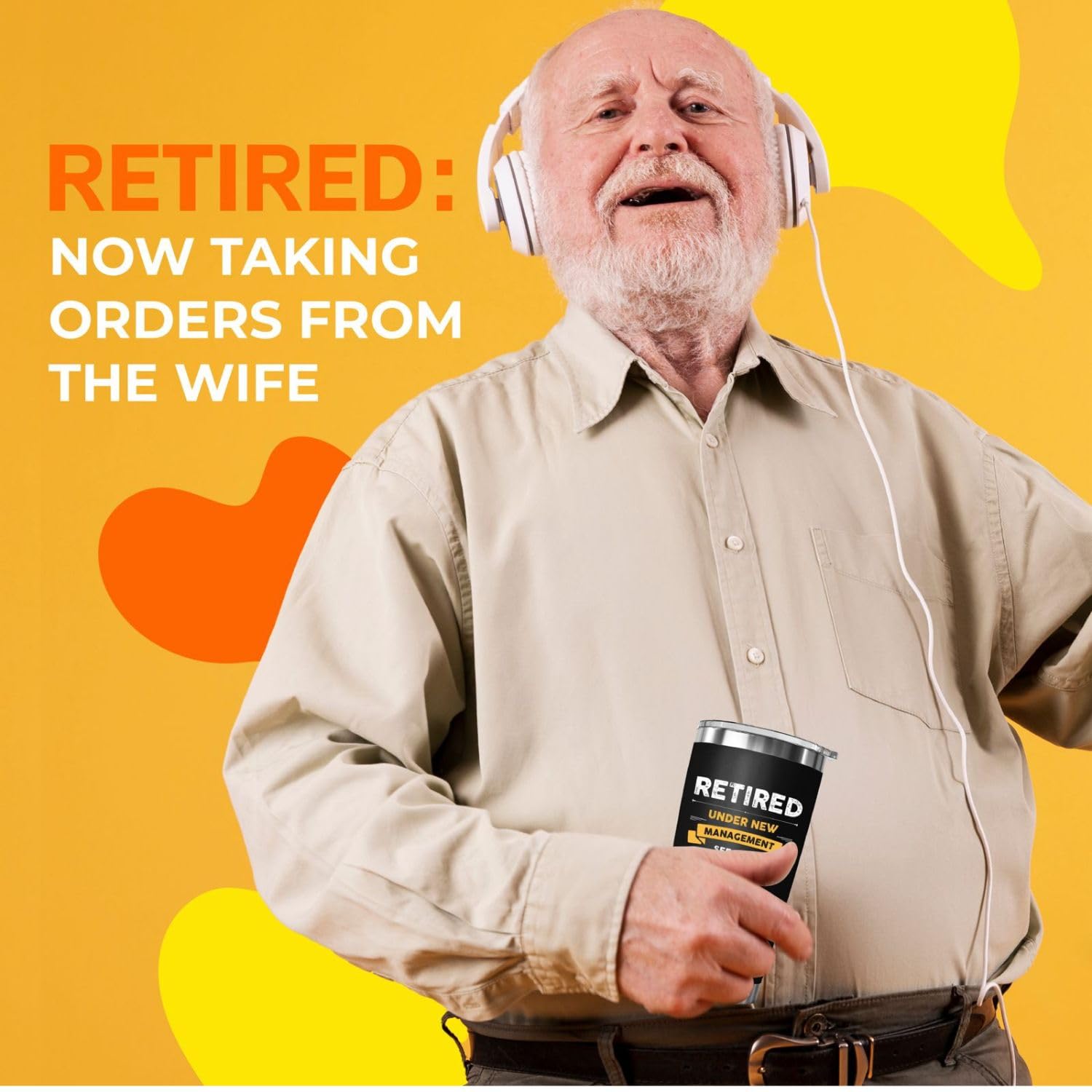 sourbear Retirement Gifts for Men 2026 with Premium Design Gift Box, Keeps Drinks Hot or Cold - Great for Retirement Party Decorations