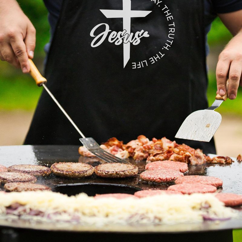 Christian Gifts for Women Men, Chef Apron for Men Cooking Grilling BBQ, Personalized Religious Gifts for Dad Mom Friends Christmas Easter