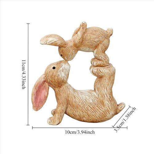 Charming Rabbit Statues - Elegant Easter Ornaments | Perfect Valentine's Day Gifts for All