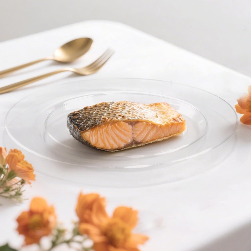 ROCOHANTI 100 PCS White Plastic Plates, White Plates Disposable Include 50 Dinner Plate and 50 Dessert Plate, Heavy Duty plastic plates Perfect for Christmas Party/Holiday/Wedding