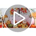8-Piece Pink Artificial Pumpkin Set, Lifelike Foam Fall Table Decor