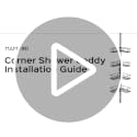 Adjustable Tension Pole Shower Caddy 4-Tier L-Shaped Corner Organizer