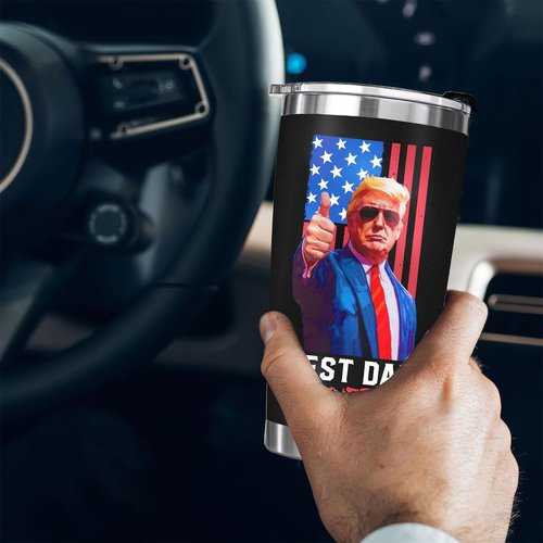 ForGreetMe Gifts for Dad from Daughter Son - Dads Birthday Gifts Ideas, Best Dad Ever Gift, Perfect for Fathers Day, Birthday, Christmas - 20oz Coffee Cup Mug Tumbler