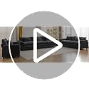 86" Modular Sectional Sofa with Ottoman, Deep Seat Chenille Cloud Couch