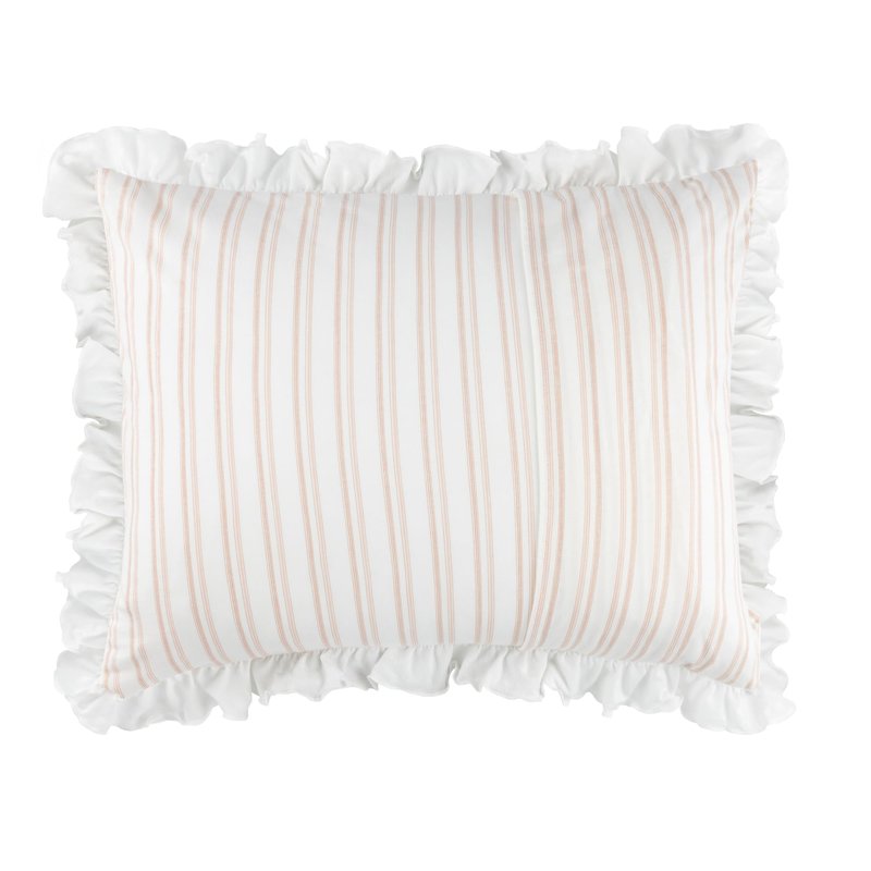 Ely’s & Co. Bassinet Sheets, Baby Girl Fitted Bassinet Mattress Sheet Set - 2 Pack, 100% Jersey Knit Cotton, fits Oval, Hourglass and Rectangle Mattress, Pink Butterly + Stripe, 32”x16”x3”