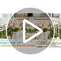 12 Pcs 10oz Ribbed Plastic Martini Glasses, Disposable Coupe Cocktail Set