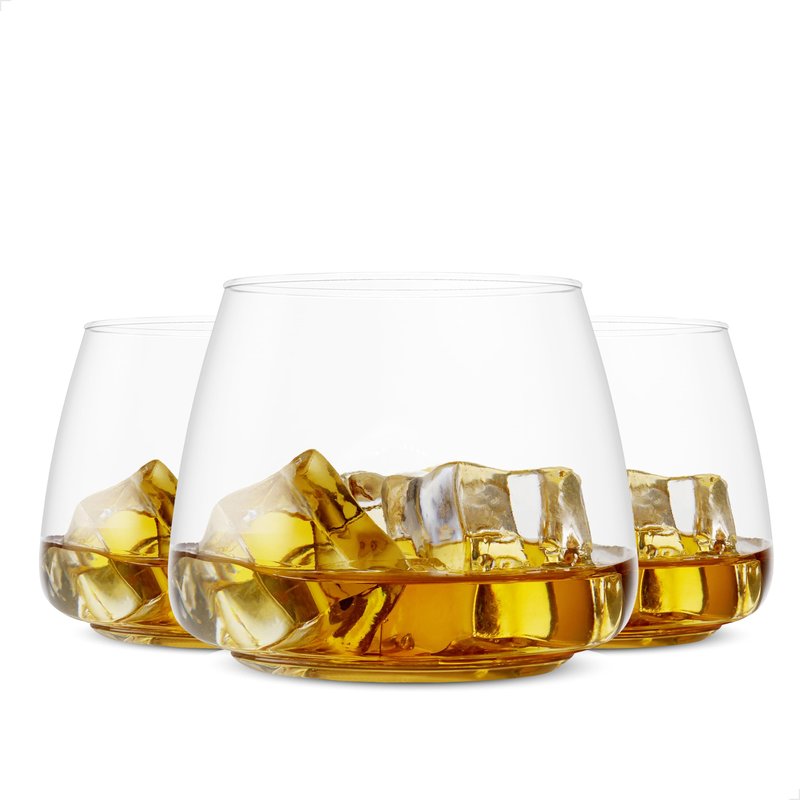 TOSSWARE POP 12oz Rocks SET OF 48, Premium Quality, Recyclable, Unbreakable & Crystal Clear Plastic Cocktail Glasses, 48 Count (Pack of 1)