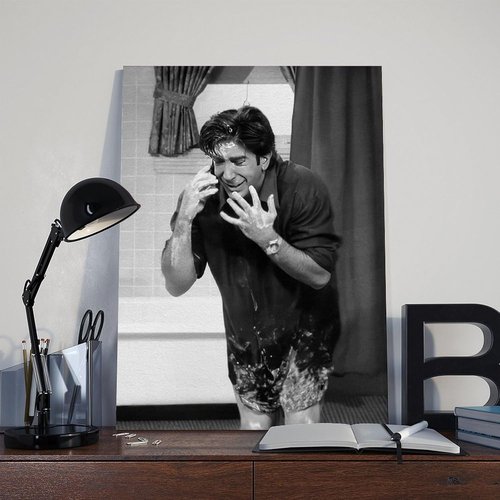 Funny Bathroom Wall Art | Humorous TV Show Print for Restroom Decor - 12x18 Inch (30x45cm)