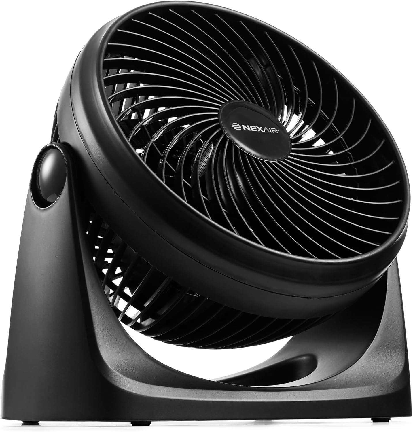 NEXAIR 7" Portable Turbo Fan - 3 Speed Adjustable Air Circulator for Quiet Cooling | Ideal for Bedroom & Office