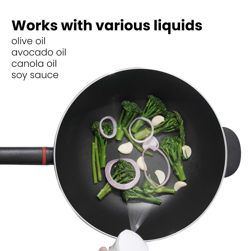 Mistifi oil spray 200ml PET food grade bottle Fine Mist Spray Bottle for Air Fryer, Olive Oil, Healthy Nonstick Frying, Commercial & Home Kitchen Use (200ml PET bottle 998)