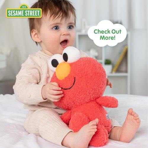 Kids Preferred Sesame Street Cookie Monster Blanky Made of Soft Material with Knotted Corners and Pacifer Loop for Babies and Infants