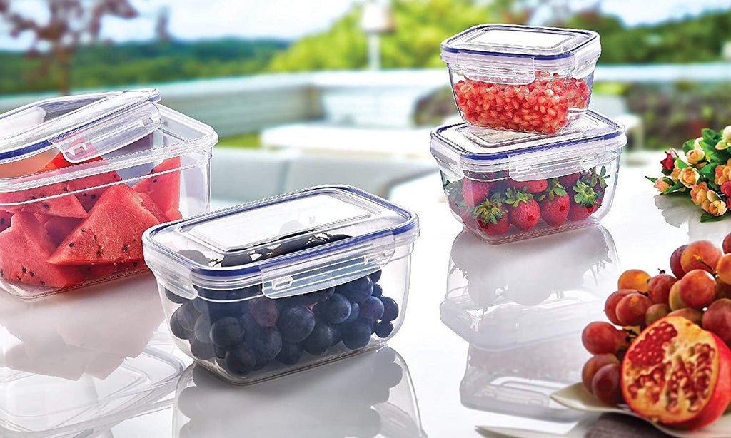 Superio Food Storage Containers - Airtight Leak-Proof Meal Prep Set of 3 | BPA-Free, Microwave & Freezer Safe