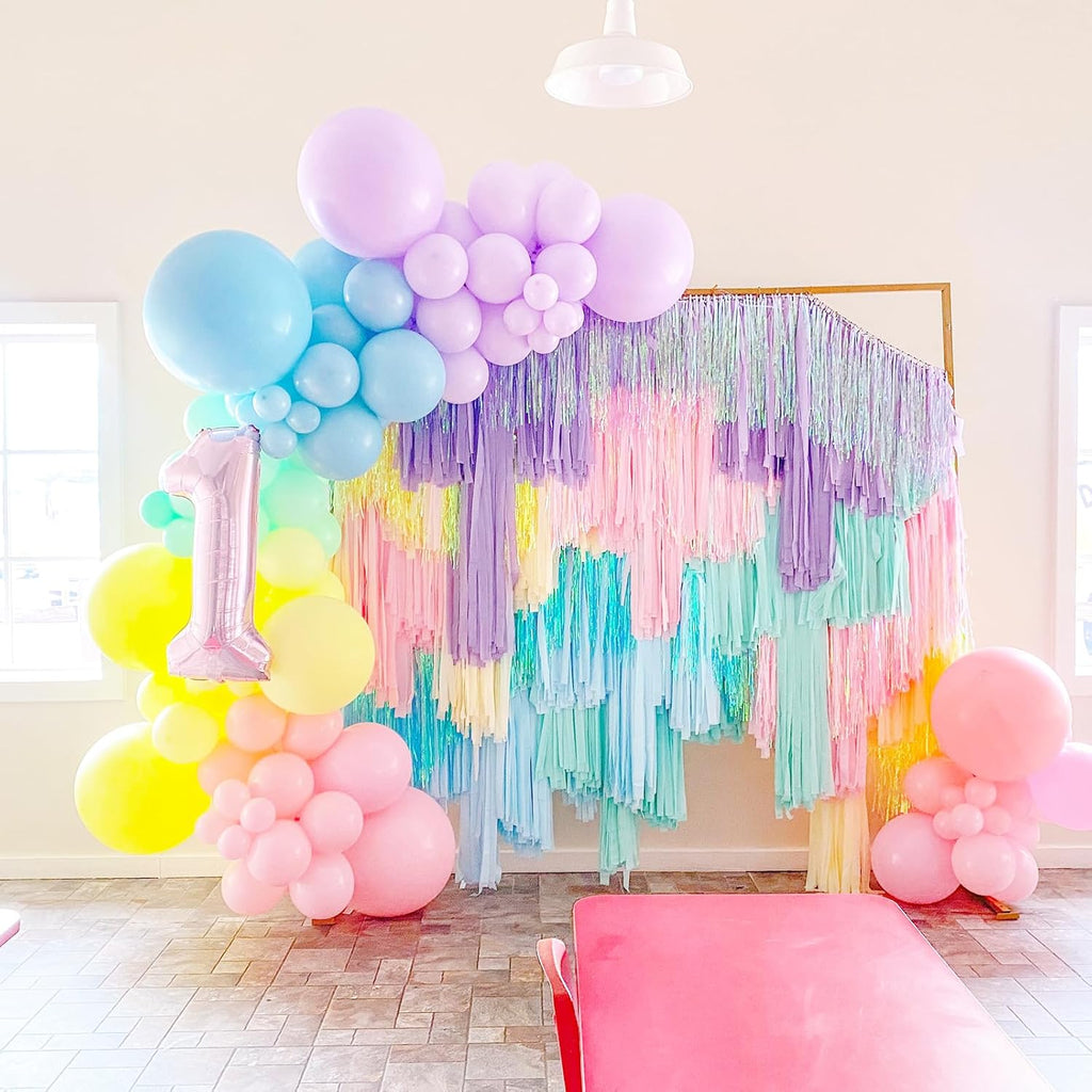 Voircoloria Pastel Balloons - 66-Pack 12-Inch Macaron Latex Party Balloons for Celebrations