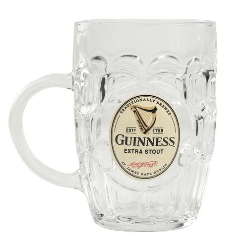 LORD'S ROCKS Guinness 20oz Beer Glasses Twin Pack Tankards Compatible | Certified Official Merchandise | Ideal gift for Beer Lovers