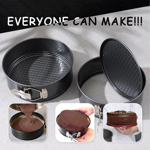 168Pcs Cake Pan Set by [Brand Name] - Non-Stick Springform Pans (6, 8, 10 Inches) & Icing Tips | Multi-Functional Baking Supplies