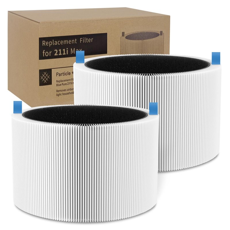 XBGG 2 Pack 211i Max Replacement Filter Compatible with Blue Pure 211i Max Air Purifier, H13 211iMax Replacement Filter, Compared Part F2MAX