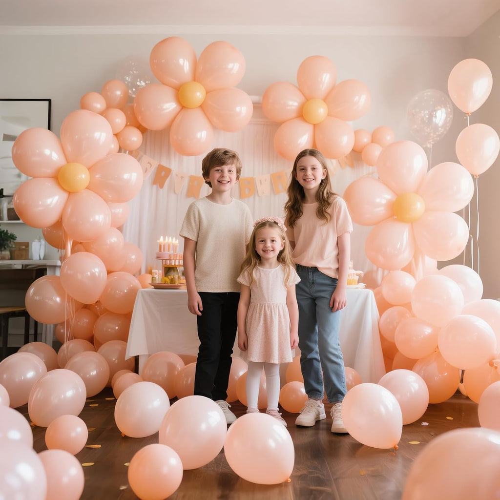 Pastel Orange Balloons by 110pcs - 12 Inch Latex Balloons for Birthday Parties & Baby Showers