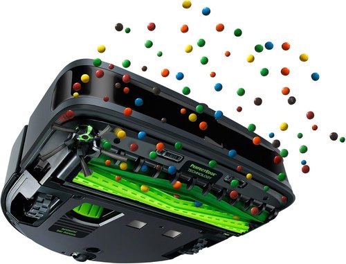 iRobot Roomba S Series Replacement Dual Multi-Surface Rubber Brushes - Authentic Parts, Green