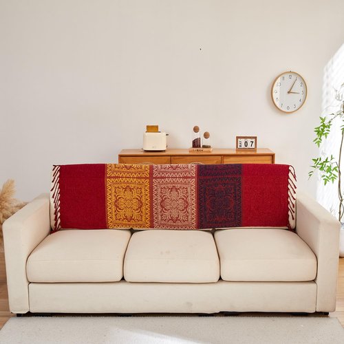 AIVIA Boho Couch Sofa Slipcover Throw Blanket, 2024 Ideal Gifts for Christmas Bohemian Gift for Mom Dad Women Grandma Wife Daughter Sister (87" x 103")