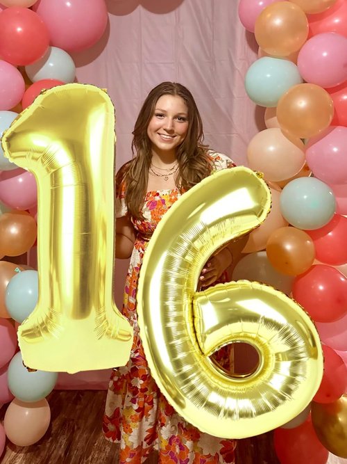 Light Gold Number 9 Balloon by [Brand Name] - 40 Inch Birthday & Event Decoration for Parties