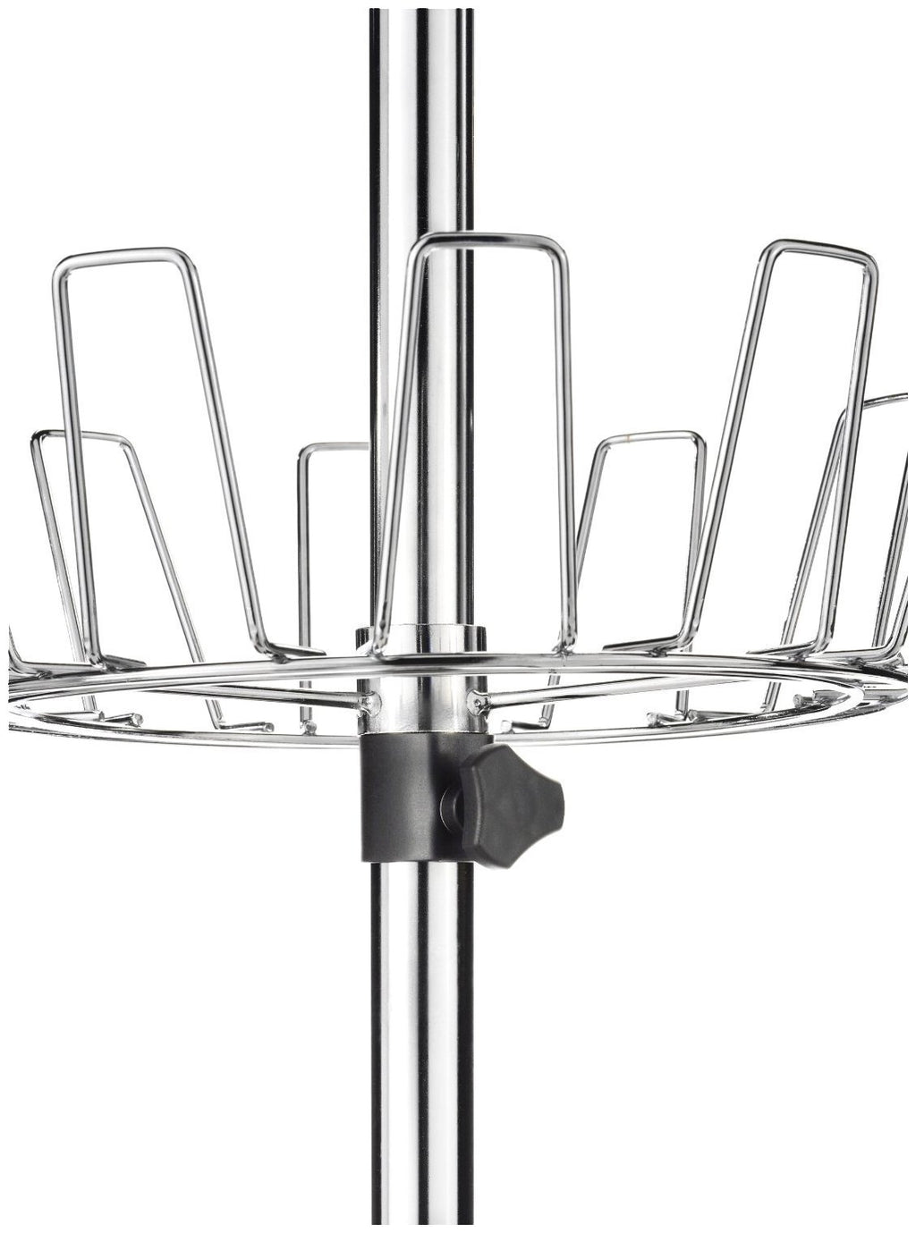 Whitmor 6 Tier Floor-To-Ceiling Shoe Spinner - Adjustable with Basket