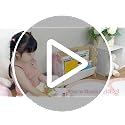 Double-Sided Toddler Bookshelf - 4-Tier Montessori Wooden Book Rack