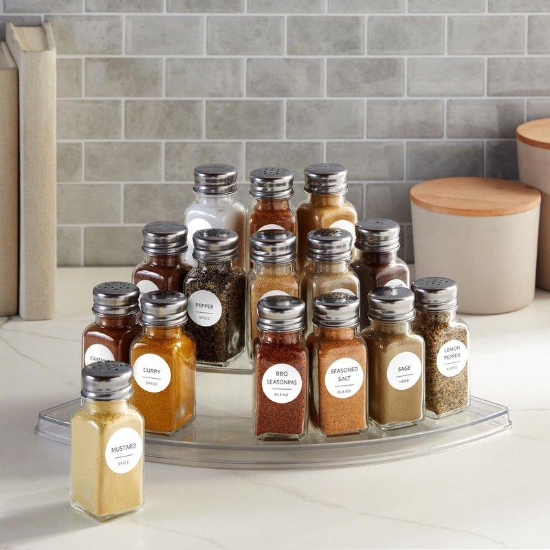 Juvale 24 Pack Glass Salt and Pepper Shakers Bulk Set - Restaurant Salt and Pepper Shakers - Spice Containers for Restaurant (2 Oz, Clear)