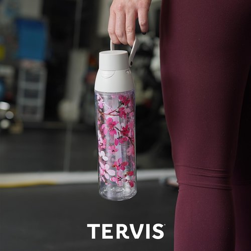 Tervis Venture Lite Skyfall Daisies Made in USA Double Walled Insulated Tumbler Travel Cup Keeps Drinks Cold & Hot, 24oz Water Bottle, Classic