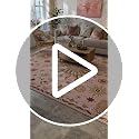 Sun and Moon Boho Area Rug 5x7, Washable Non-Slip Low Pile Gothic Floor Mat