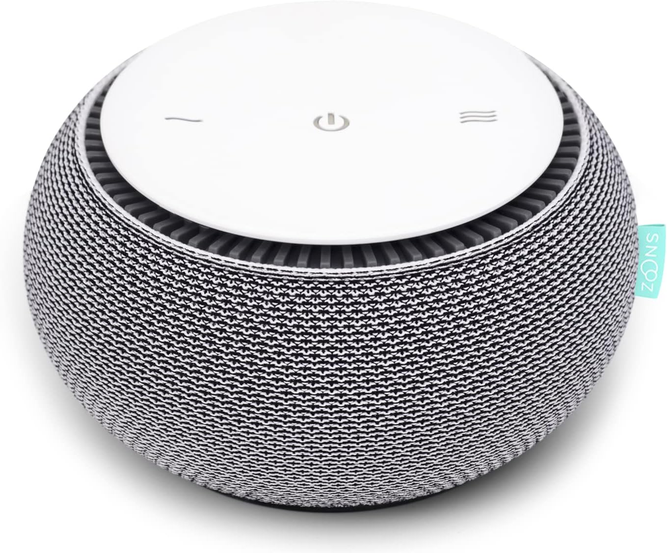 SNOOZ Smart White Noise Machine - Non-Looping Real Fan Sound for Sleep Aid | Portable & Versatile Cloud Design