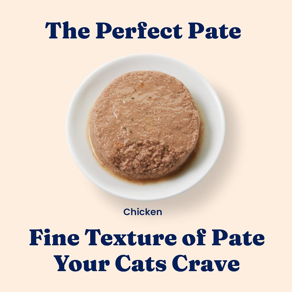 Solid Gold Wet Cat Food Pate - Healthy Grain-Free Canned Food with Real Chicken & Omega Fatty Acids | 24ct/3oz