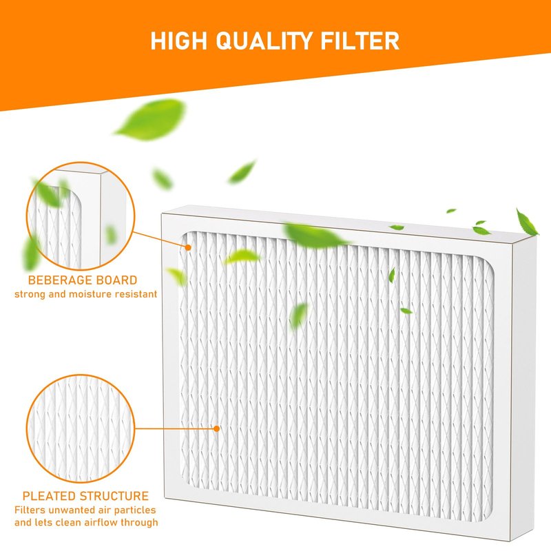 14 x 17.5 x1.75 MERV 13 Replacement Dehumidifier Filter Compatible with Santa Fe Advance90, Advance100, Advance120, Advance2, Honeywell DR90 & DR120 Dehumidifier Models, Pack of 4