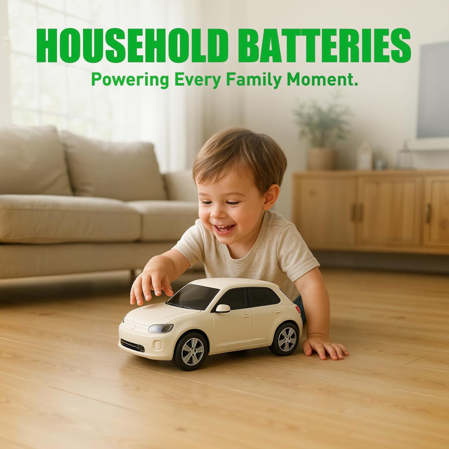 Rechargeable AA Batteries by [Brand Name] - 2800mAh High-Capacity NiMH, Long-Lasting & Pre-Charged - 8-Pack