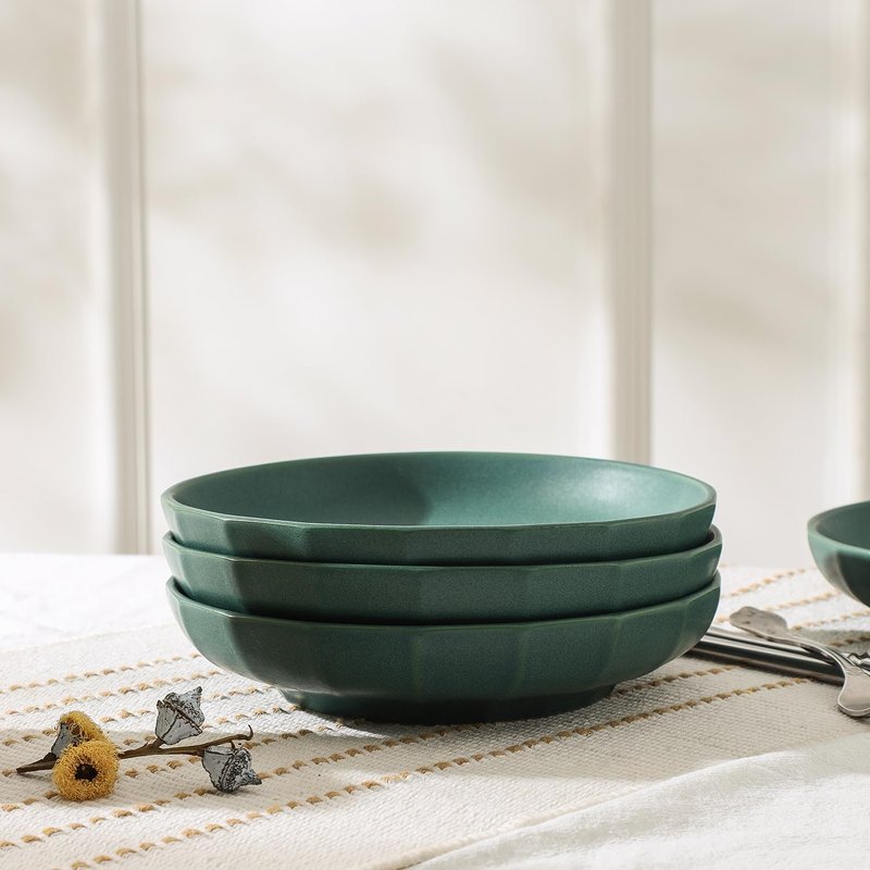 Stone Lain Rio 4-Piece Dinner Plate Set Stoneware, Green