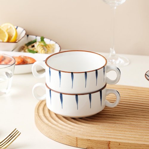 Acyhggi 8" Dinner Plate Set, 3-Piece, Compartmentalized Ceramic Plates for Breakfast, Salad, Portion Control and Weight Loss