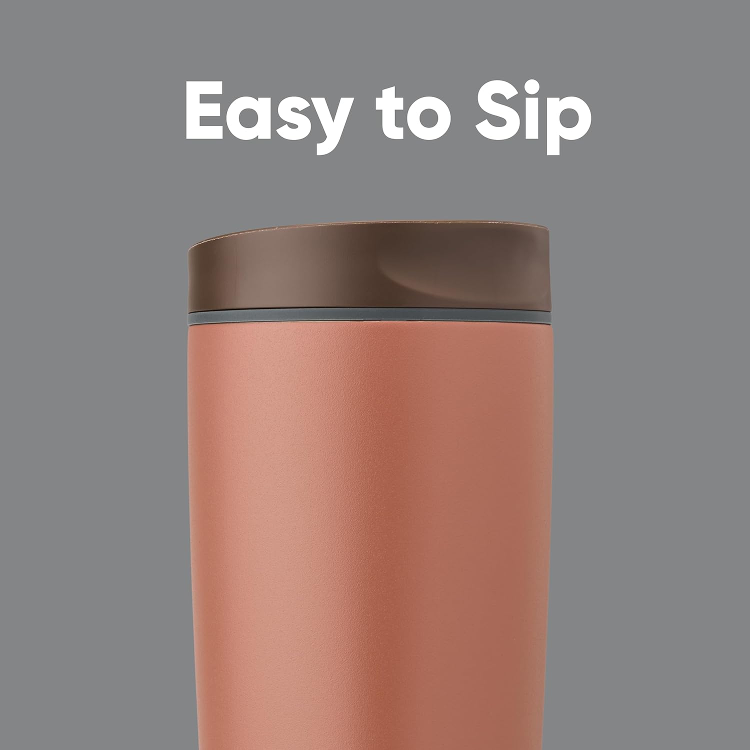 Owala SmoothSip 20 oz Insulated Stainless Steel Coffee Tumbler - Reusable Hot & Iced Coffee Cup, BPA Free