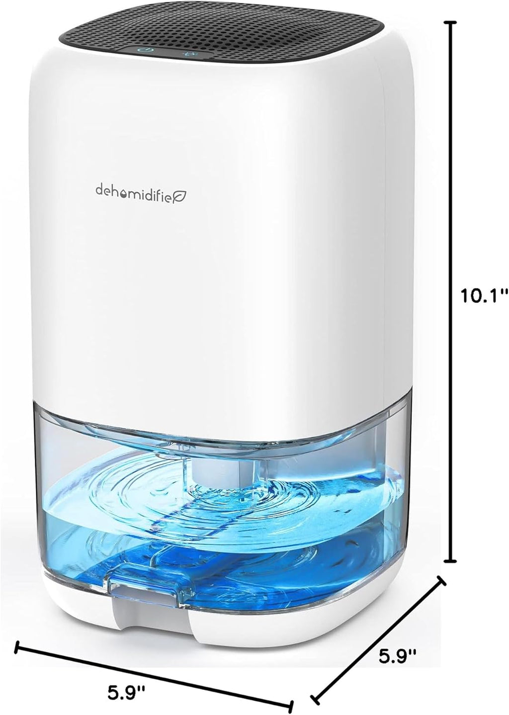 Skiennix Dehumidifier - Quiet 35 OZ Compact Unit with Auto Shut Off | Ideal for Bedrooms, Bathrooms, RVs, and Closets