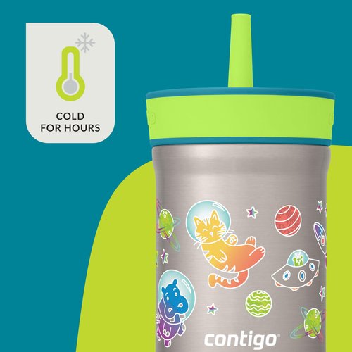 Contigo Leighton Straw Tumbler, 12 oz, Juniper (Spacecraft)