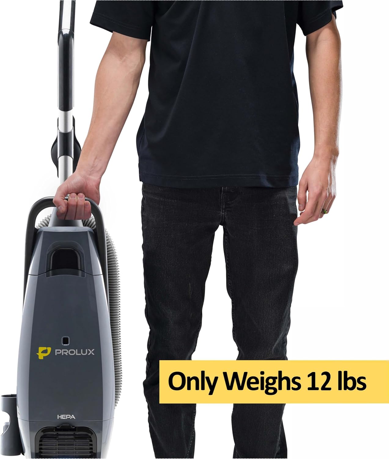Prolux Phantom Pro Vacuum Cleaner - Lightweight 12lbs with HEPA Filtration & Onboard Tools | Ideal for Commercial Use