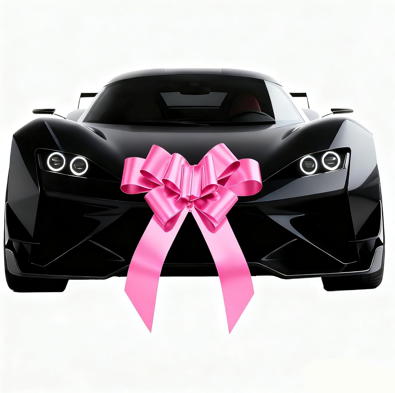 Skiennix 30-Inch Giant Car Bow - Perfect for Gifts | Eye-Catching Pink Design