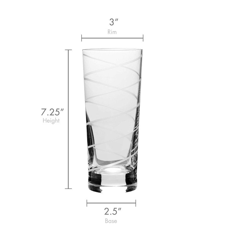 Mikasa Cheers Highball Glass, 19.75-Ounce, Set of 4