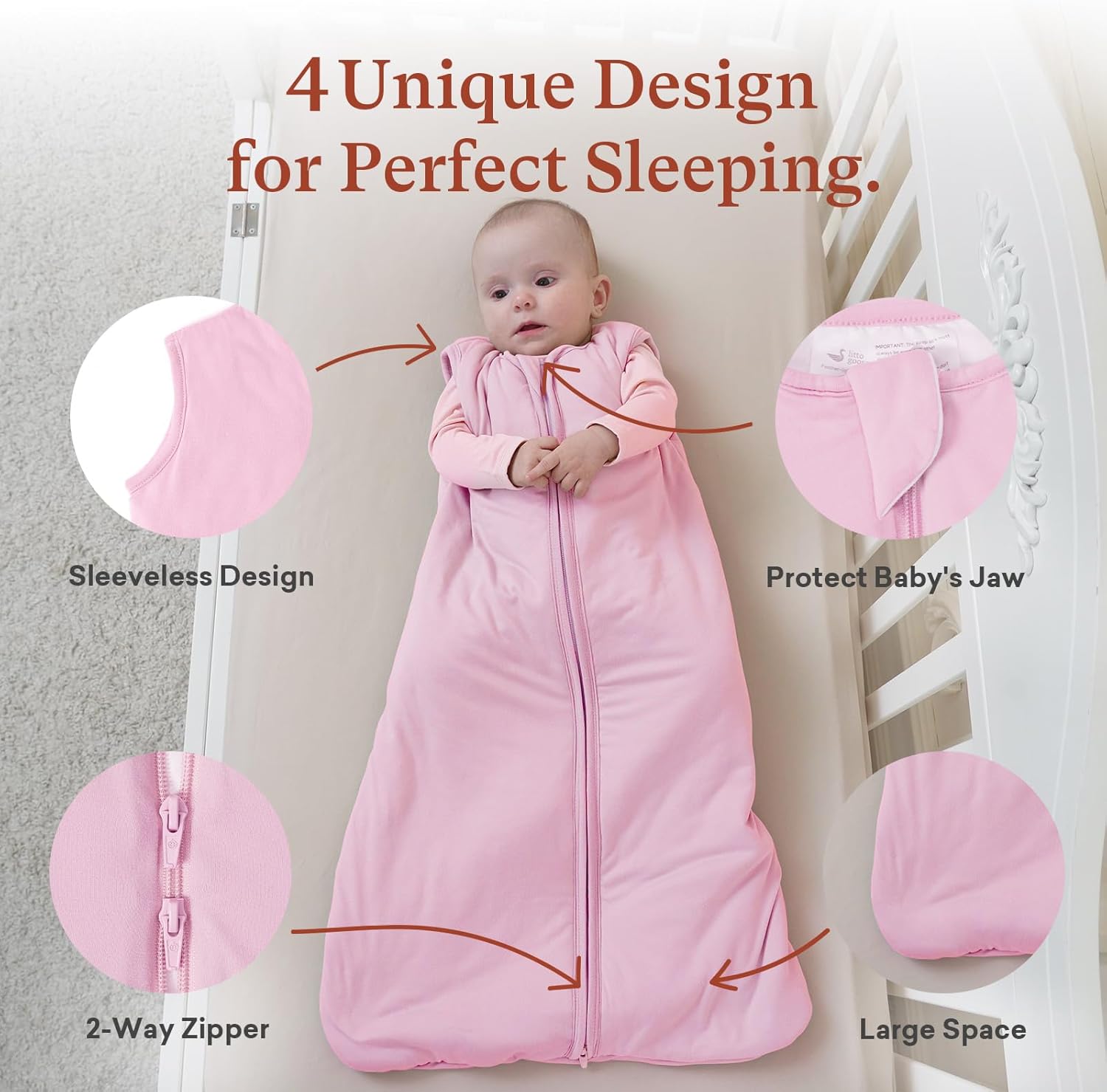 Sleep Sack - 1.0 TOG Soft Wearable Blanket for Babies 0-24 Months | Toddler-Friendly Design