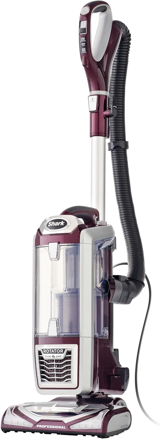 Shark NV752 Rotator Upright Vacuum - Powered Lift-Away with HEPA Filter & LED Headlights | Bordeaux