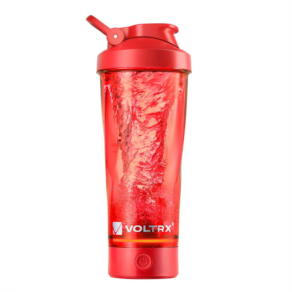 VOLTRX Premium Electric Protein Shaker Bottle, Made with Tritan - BPA Free - 24 oz Vortex Portable Mixer Cup/USB C Rechargeable Shaker Cups for Protein Shakes