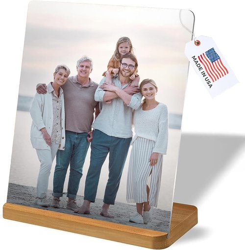 LouisMIAA Custom Metal Photo Prints - Personalized Collage Frame Gift for Family & Friends | Unique Keepsake