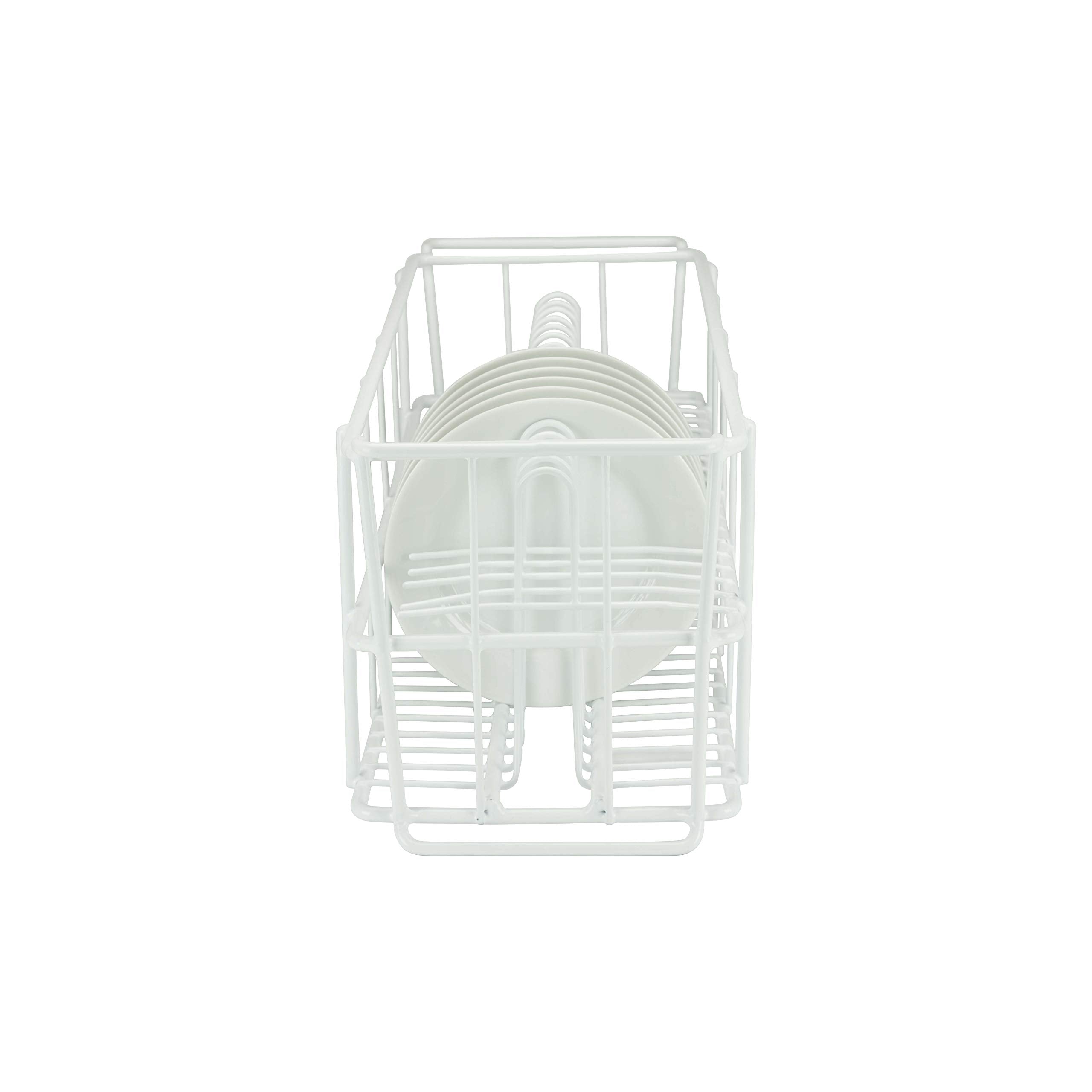 10 Strawberry Street 20-Compartment Bread & Butter Plate Rack (Holds 6" Plates)