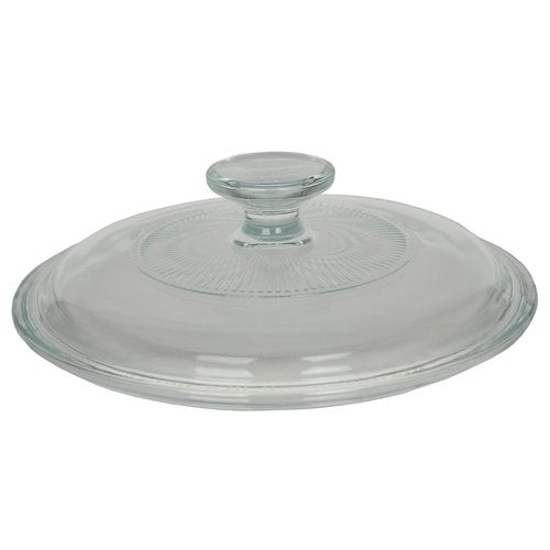 Corningware G-5C Clear 1.5 Quart Fluted Round Replacement Glass Lid