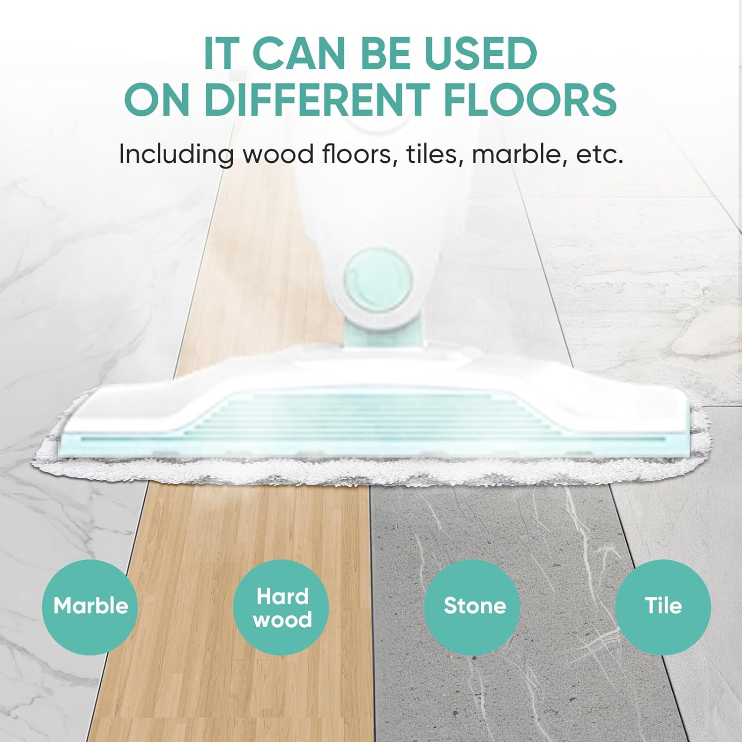 Shark 6-Pack Steam Mop Replacement Pads - Compatible with S1000, S2001, S1200 Models | High Absorbency