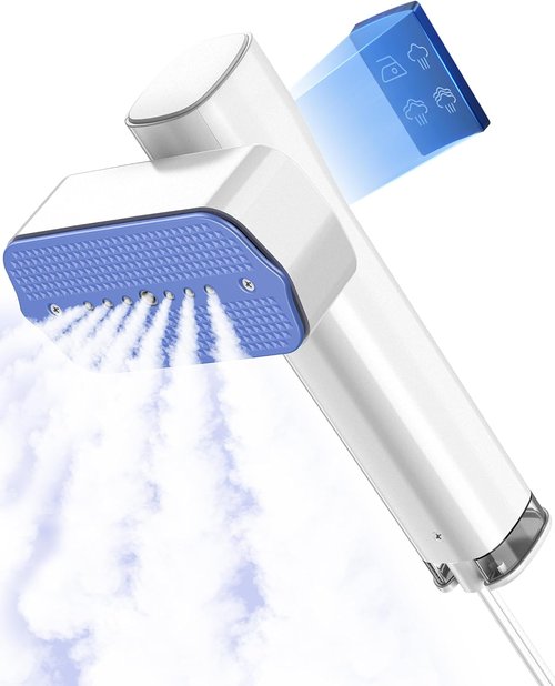 Dovety Portable Handheld Steamer - 1100W Powerful Clothing Wrinkle Remover | 100mL Water Tank for Travel & Home