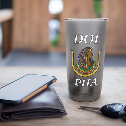 DOI PHA Daughters of Isis OES Sister Prince Hall Court Stainless Steel Insulated Tumbler